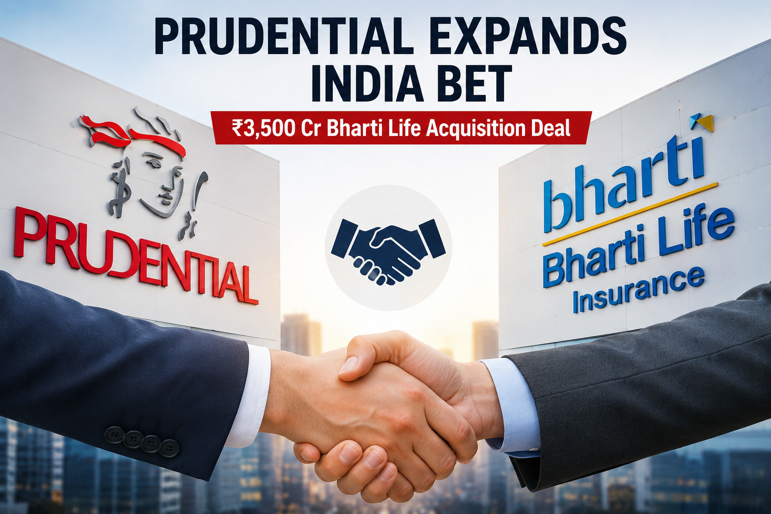 Prudential Expands India Bet with ₹3,500 Cr Bharti Life Acquisition Deal