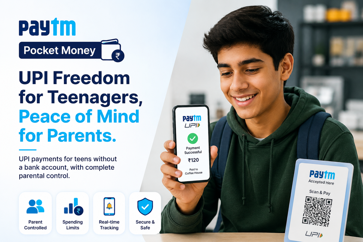 Teenagers Can Now Use UPI Without a Bank Account — Here’s How Paytm Pocket Money Works