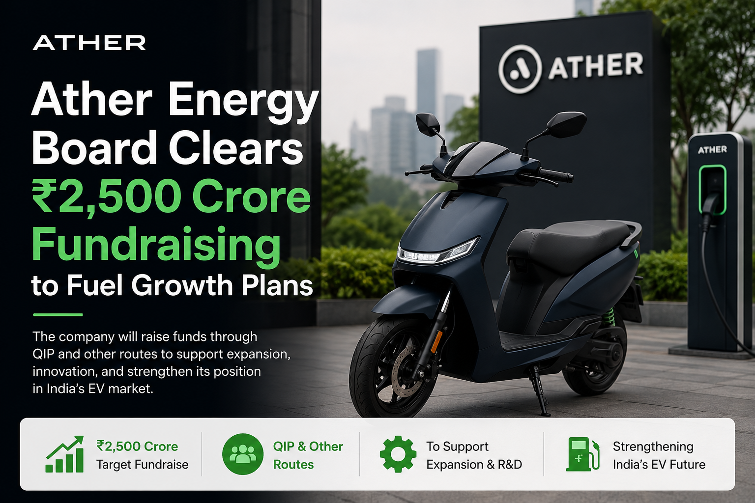 Ather Energy fundraising for EV growth